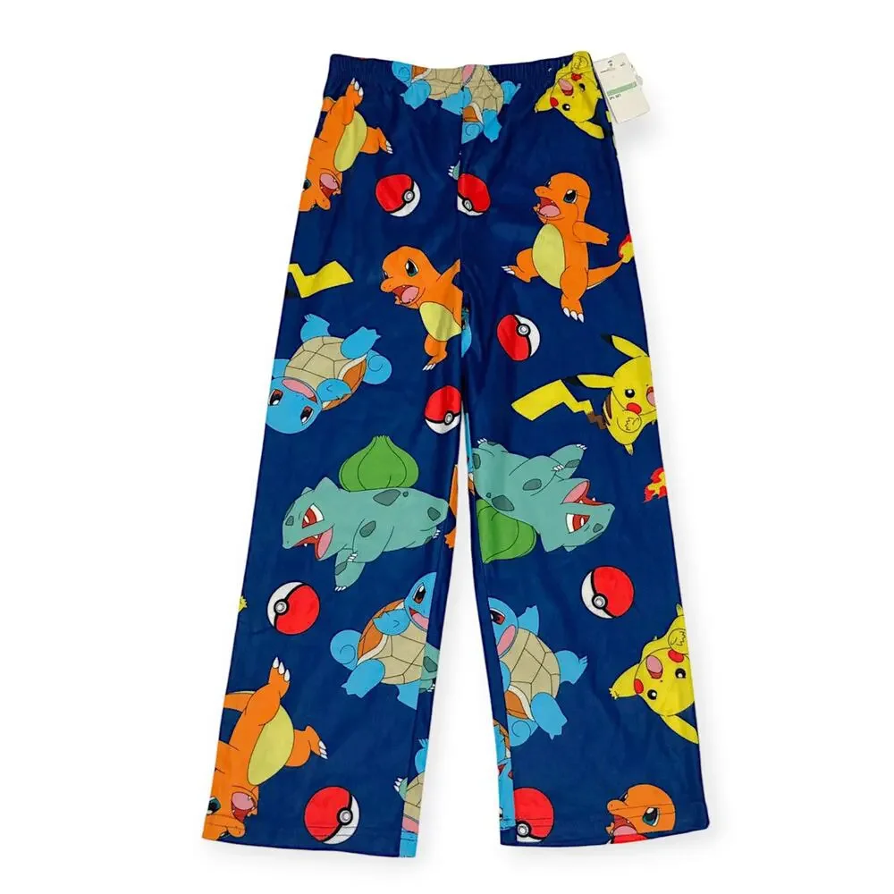 NEW Pokemon Gotta Catch 'Em All! Kids 10 Pikachu Charmander 2-Piece Pajama Set
